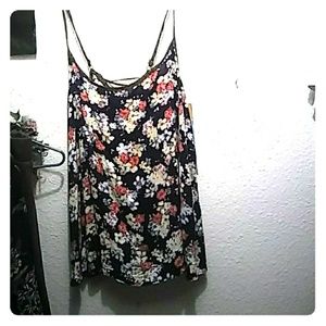 Plus size Spaghetti strap tank blouse